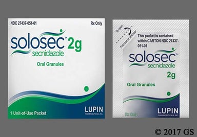Yellow Not applicable - Solosec 2g Granules