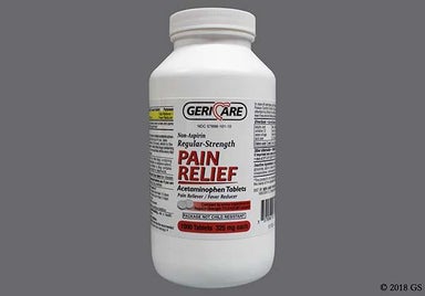White Round GC101 - Acetaminophen 325mg Tablet