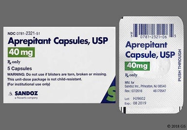 White Sz 525 - Aprepitant 40mg Capsule