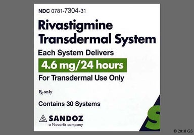Beige Round Rivastigmine 4.6 Mg/24 Hours Amcx - Rivastigmine 4.6mg/24hr Transdermal Patch