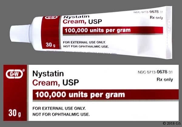 where to apply nystatin cream for yeast infection