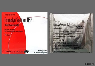 colorless - Cromolyn Sodium 100mg/5mL Solution