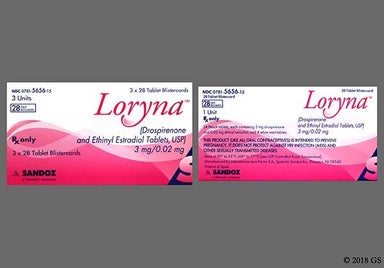 White Round SZ - Loryna 28-Day 3mg-0.02mg Tablet