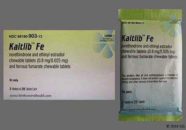 Brown Round Lu And I62 - Kaitlib Fe Chewable Tablet