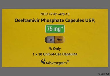 Gray And Yellow Nat 75 Mg - Oseltamivir Phosphate 75mg Capsule