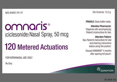Omnaris 50mcg/actuation Nasal Spray