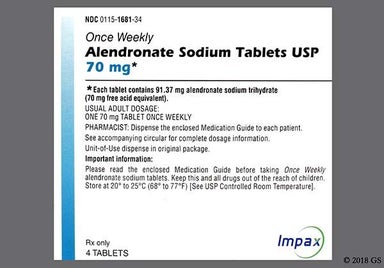 White Rectangular 5171 - Alendronate Sodium 70mg Tablet