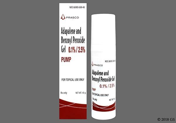 Adapalene benzoyl shop peroxide gel