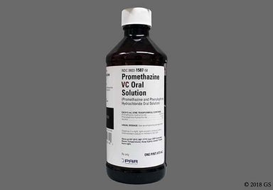 Yellow-orange Not applicable - Promethazine VC Plain 6.25mg-5mg/5mL Solution