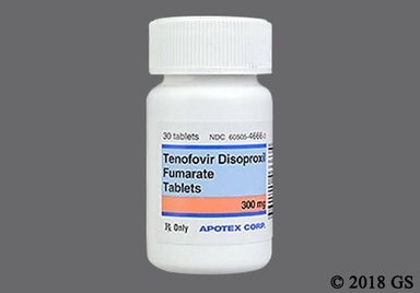 Blue Oval 32 - Tenofovir Disoproxil Fumarate 300mg Tablet