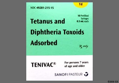 white - TENIVAC Prefilled Syringe Suspension for Injection