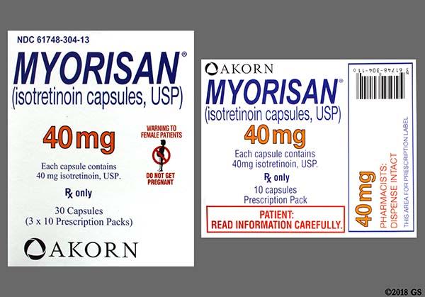 Accutane generic myorisan
