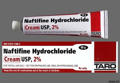 white - Naftifine Hydrochloride 2% Topical Cream