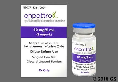 white - Onpattro 10mg/5mL Solution for Infusion