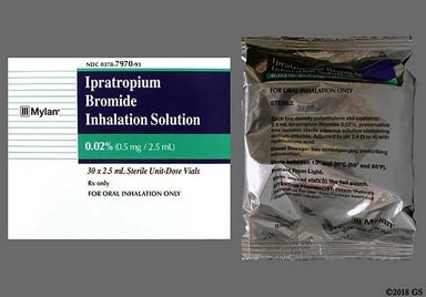 Colorless Not applicable - Ipratropium Bromide 0.02% Solution for Inhalation