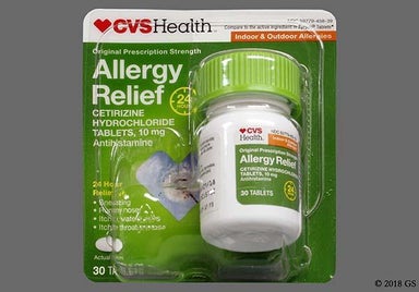 White Oval 4H2 - CVS Allergy Relief 10mg Tablet