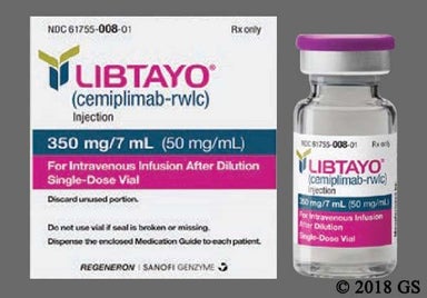 yellow - LIBTAYO 350mg/7mL Solution for Injection