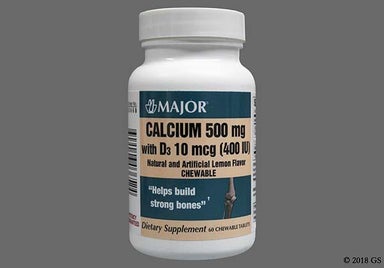 Calcium 500mg with D 400units Chewable Tablet
