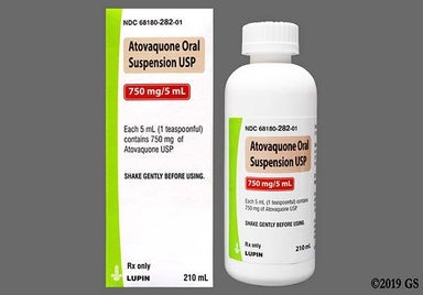 yellow - Atovaquone 750mg/5mL Suspension