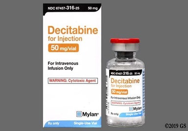 white - Decitabine 50mg Powder for Injection