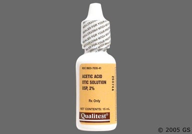 Colorless Not applicable - Acetic Acid 2% Otic Solution