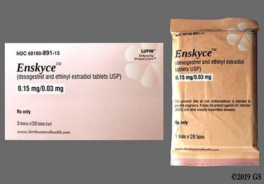 Green Round L22 - Enskyce 28-Day 0.15mg-0.03mg Tablet