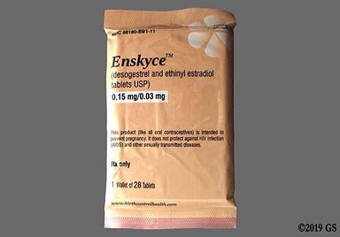 Green Round L22 - Enskyce 28-Day 0.15mg-0.03mg Tablet