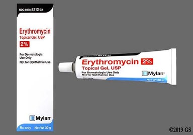 yellow - Erythromycin 2% Topical Gel