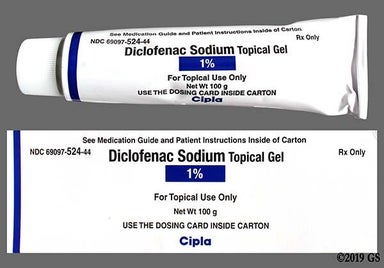 White Not applicable - Diclofenac Sodium 1% Topical Gel