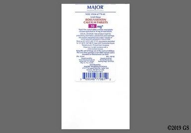 Pink Round 1180 - Rosuvastatin Calcium 10mg Tablet