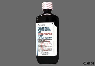 Purple, Red Not applicable - Promethazine Hydrochloride/Codeine Phosphate 6.25mg-10mg/5mL Solution