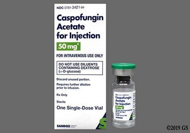 white - Caspofungin Acetate 50mg Powder for Injection