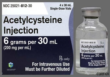 purple - Acetylcysteine 6g/30mL Solution for Injection