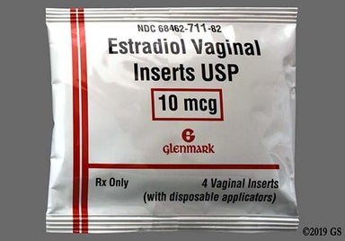 White Round G And 94 - Estradiol 10mcg Vaginal Insert