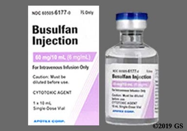 colorless - Busulfan 60mg/10mL Solution for Injection