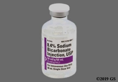 colorless - Sodium Bicarbonate 8.4% 50mEq/50mL Solution for Injection