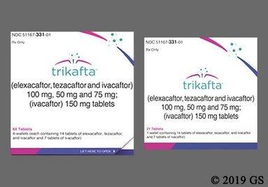 Blue V 150 - Trikafta 100mg-50mg-75mg/150mg Tablet