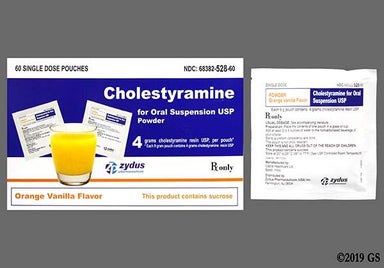 yellow - Cholestyramine 4g Powder for Suspension