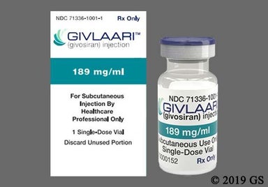 yellow - GIVLAARI 189mg/mL Solution for Injection