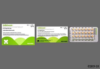 Green Round J1 And Sz - Isibloom 28-Day 0.15mg-0.03mg Tablet