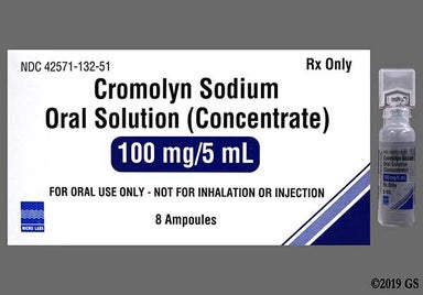 Colorless Not applicable - Cromolyn Sodium 100mg/5mL Solution