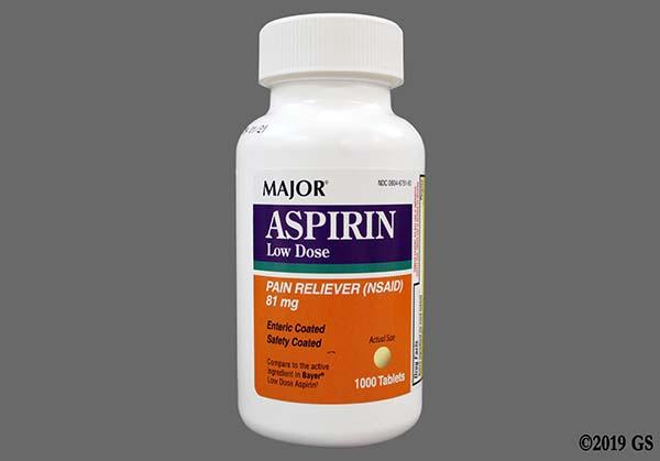 Generic aspirin 81 mg