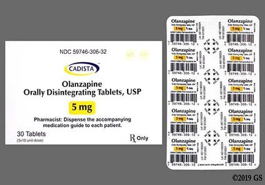 Yellow Round CO - Olanzapine 5mg Orally Disintegrating Tablet