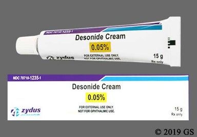 White Not applicable - Desonide 0.05% Topical Cream
