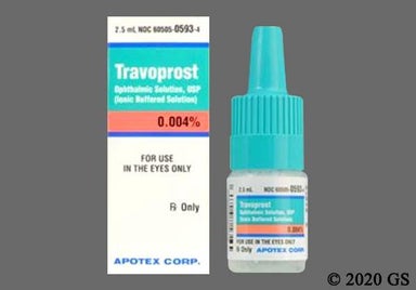 colorless - Travoprost 0.004% Ophthalmic Solution