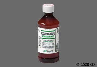 Red Not applicable - Codeine Phosphate/Guaifenesin 10mg-100mg/5ml Solution
