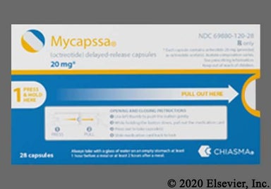 White Ot 20 - Mycapssa 20mg Delayed-Release Capsule