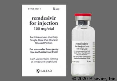 yellow - Veklury 100mg Powder for Injection