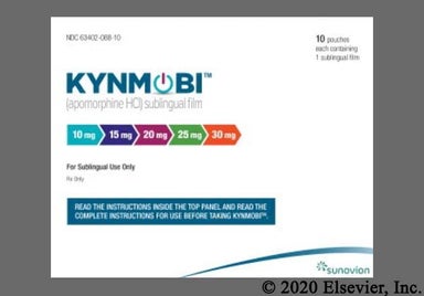 Blue-green Rectangular 30 - KYNMOBI Titration Kit Sublingual Film