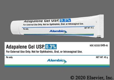 white - Adapalene 0.3% Topical Gel